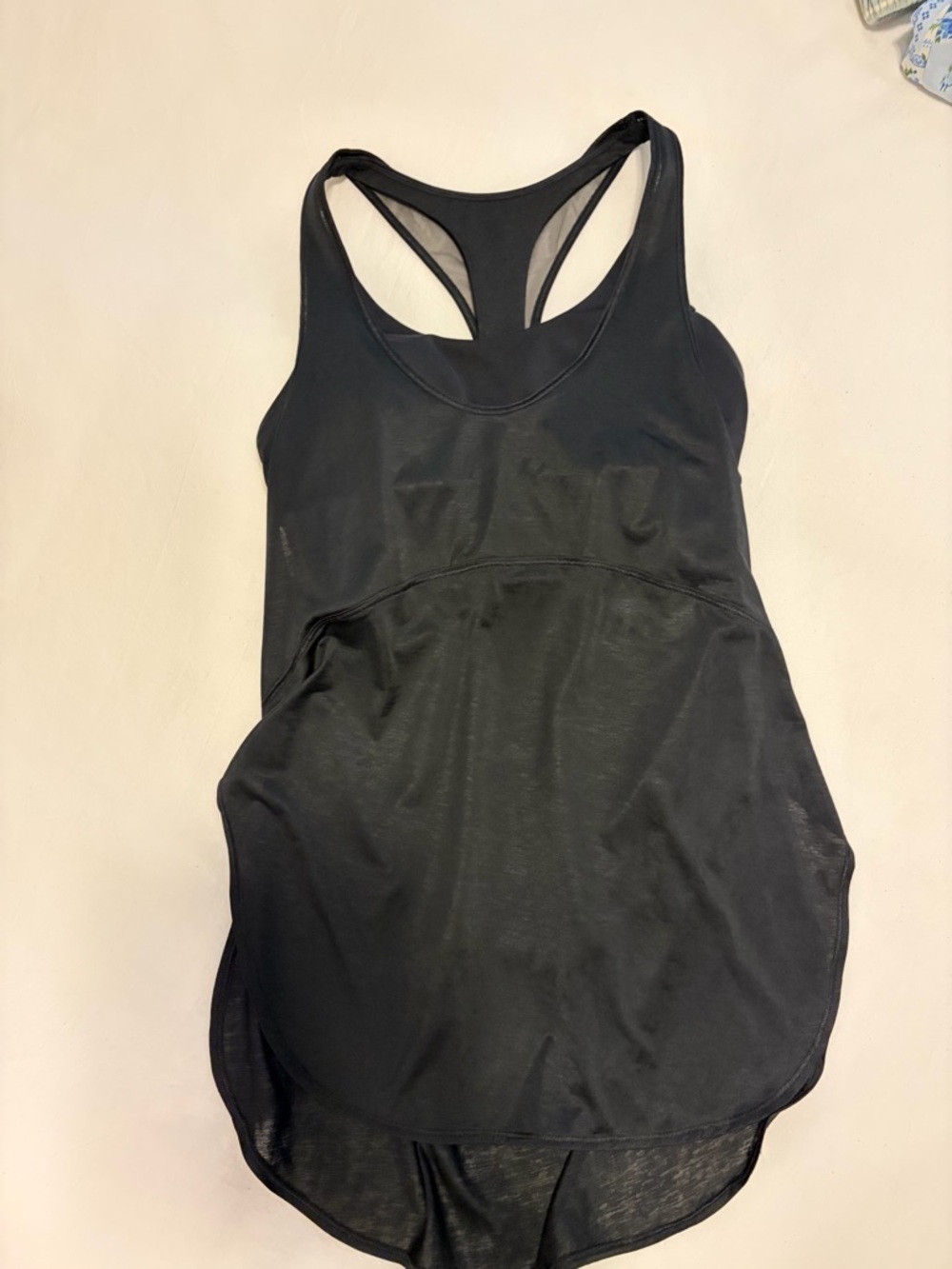 lululemon athletica Black Racerback Tank